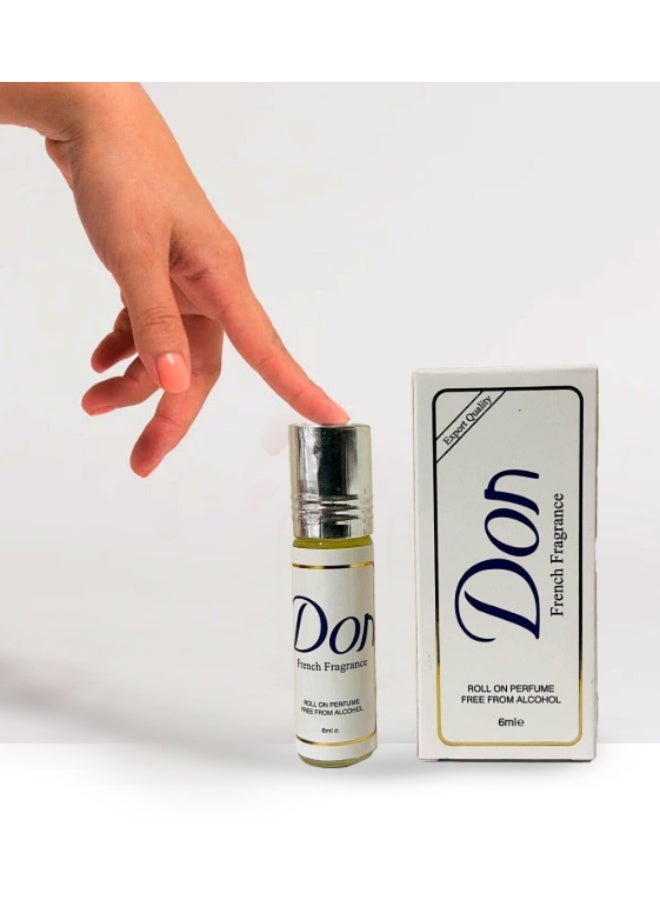 Don French Fragrance Roll-On Perfume 6ml Alcohol Free - Image 5